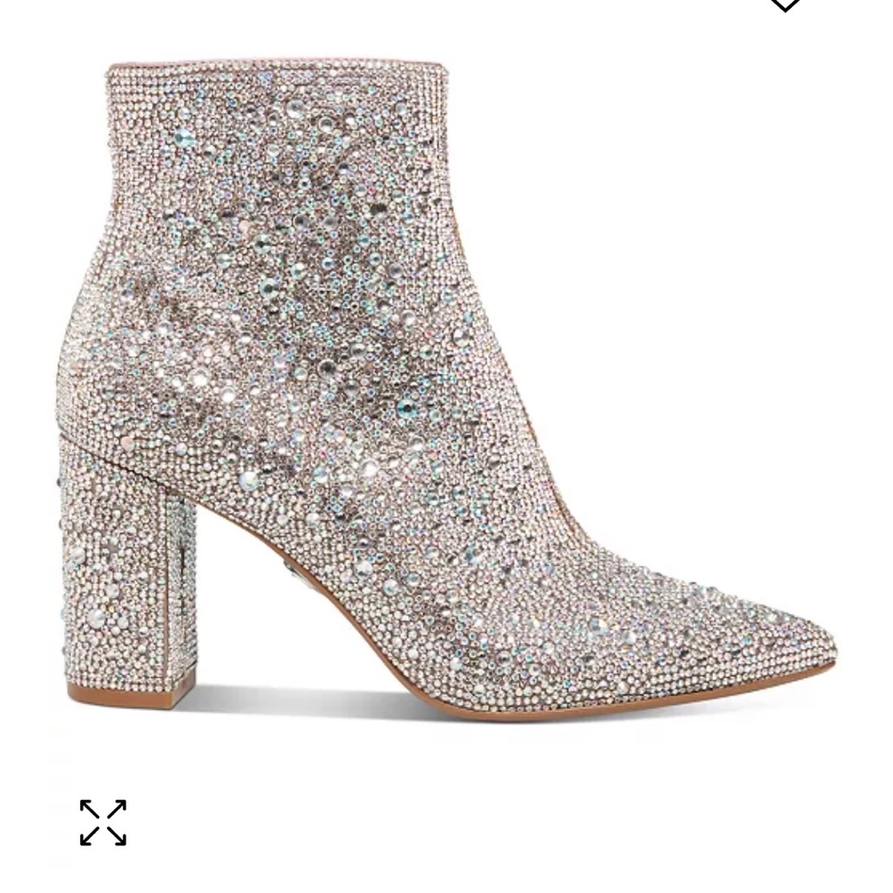 Betsey Johnson Cady rhinestone boots